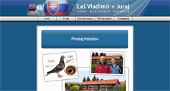 Desktop Screenshot of holuby-las.sk